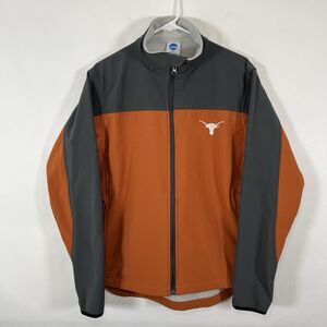 Vintage Texas Longhorns NCAA By KA Full Zip Fleece Lined Jacket Mens Size Medium